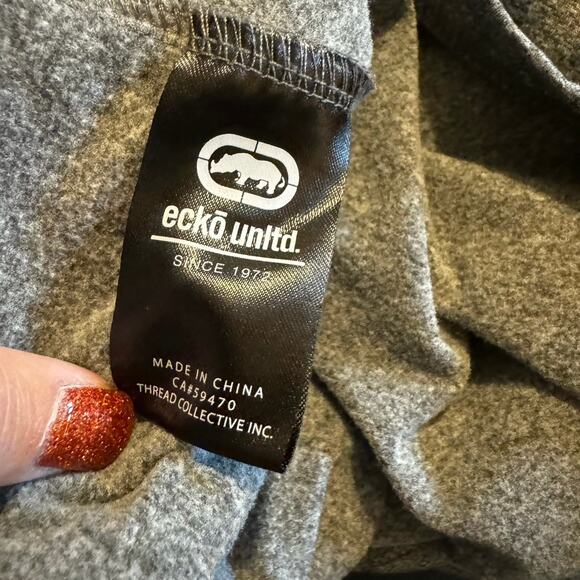 EUC Ecko Rhino Sleeveless Athletic Tank Hoodie Mens‎ Medium - Picture 8 of 10